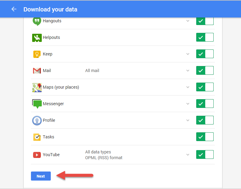 google downloaded takeouts file viewer